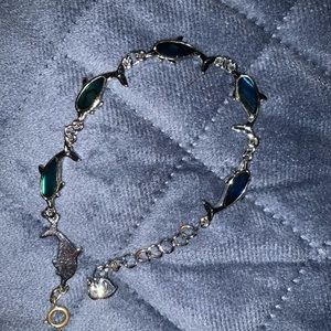 Dolphin anklet or bracelet